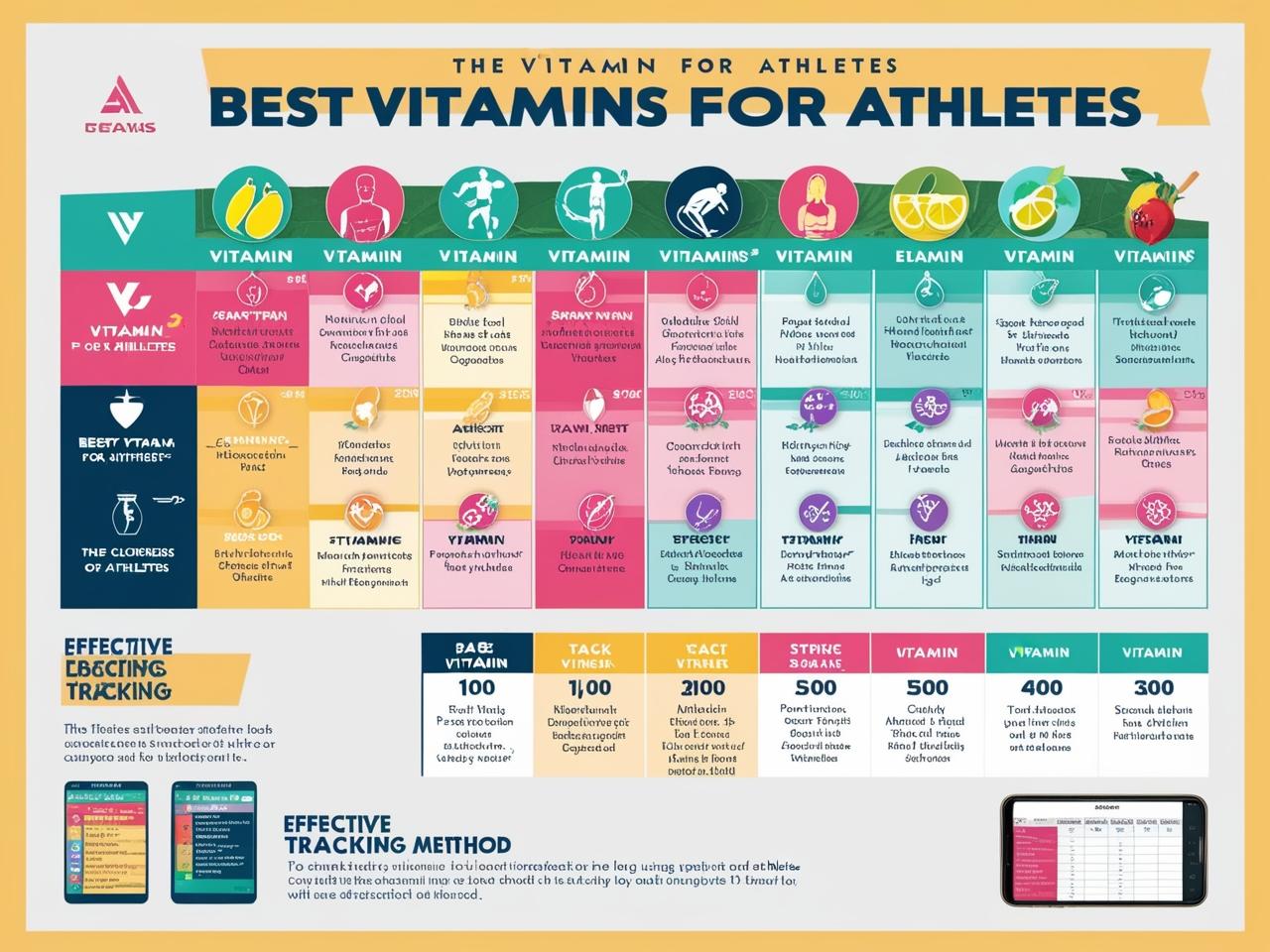 Le miglior vitamine per gli atleti e come tracciarle.