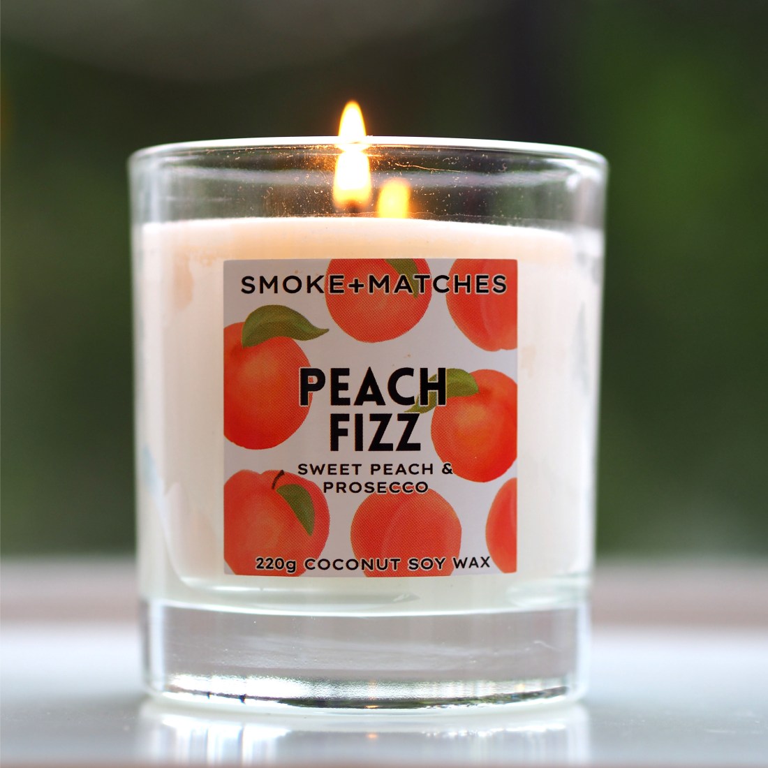 Smoke & Matches Peach Fizz Candle Review